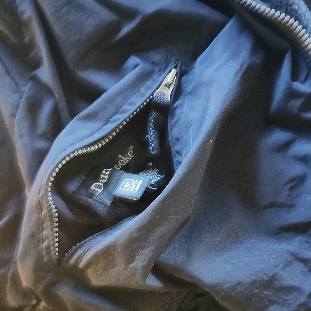 Verizon Wireless Black and Gray Reversable Fleece Jacket By Dunbrooke. - Picture 11 of 16